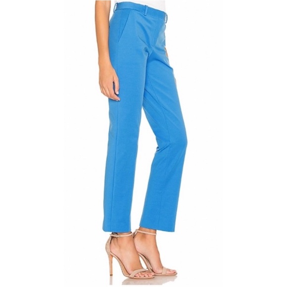 THEORY Tailored Trousers in Light Lapis Sz 00 - Picture 3 of 9